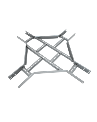 Х-разветвитель лестничный 80х300х1,2 мм Быстрый монтаж HD КМ-Профиль (LXDS80-300-1.2 HD) в Благовещенске Аксессуары для лотков Pintop.ru