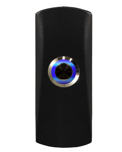 Накладная кнопка выхода с подсветкой Tantos TS-CLICK light (черный) в Благовещенске Кнопки выхода Pintop.ru