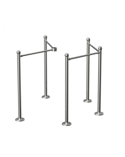 Ограждение угловое Ростов-Дон ОУ-Р (Хром) в Благовещенске Ограждения Pintop.ru