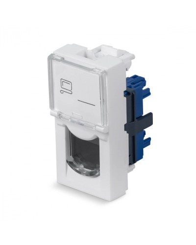 Модуль Keystone Jack RJ-45(8P8C), 180 градусов, категория 6 Cabeus (KJ-RJ45-Cat.6-180T-FP-L-22,5) в Благовещенске Модули Keystone Pintop.ru