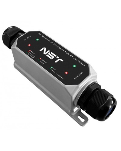 Уличный Ultra PoE удлинитель Fast Ethernet до 250м на 1 порт NST NS-EX-1FP/W в Благовещенске Дополнительное оборудование для сетей Pintop.ru