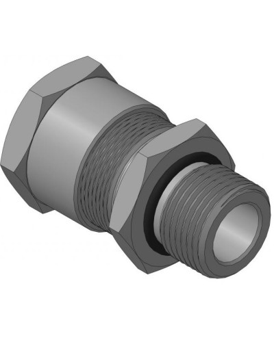 Кабельный ввод с резьбой G1/2 мм для открытой прокладки кабеля с проходным диаметром d=8-12 мм Спектрон КВН-ЕХЕ-12-Н-G1/2 в Благовещенске Аксессуары для кабель-канала Pintop.ru