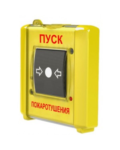 Устройство дистанционного пуска Юнитест УДП-И исп.2 (УДП 513-15 исп.2) надпись (Пуск пожаротушения) в Благовещенске Пожарные извещатели Pintop.ru