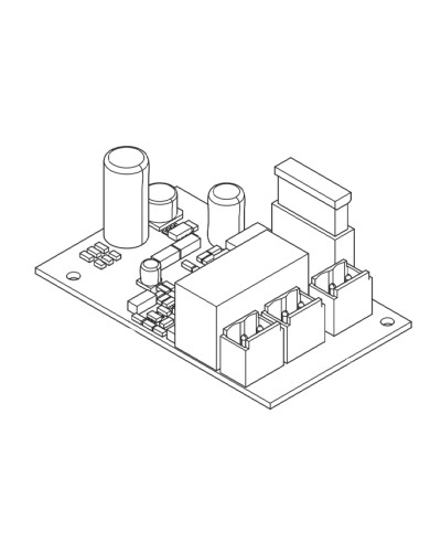 Came LB39 (002LB39) - Плата аварийного питания для подключения и зарядки 2 аккумуляторов, 12 В - 7 Ач в Благовещенске Запчасти для шлагбаумов и автоматики Pintop.ru