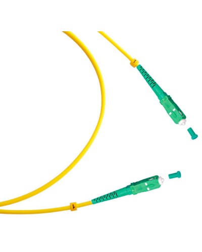 Шнур оптический simplex SC/APC-SC/APC 9/125 sm 1м LSZH Cabeus FOP(s)-9-SC/APC-SC/APC-1m в Благовещенске Патч-корды оптические Pintop.ru