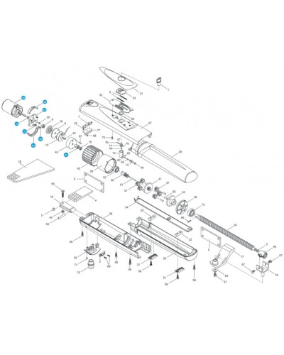 Крышка кожуха винта OPP001 Came 119RID416 в Благовещенске Запчасти для шлагбаумов и автоматики Pintop.ru
