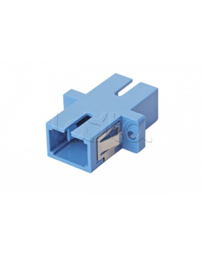 Оптический адаптер OS2, симплекс SC, с фланцами, синий Eurolan (36A-S2-SC-02BU) в Благовещенске Проходные адаптеры и розетки оптические Pintop.ru