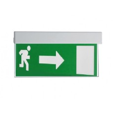 Оповещатель пожарный световой с встроенным аккумулятором Ирсэт-Центр БЛИК-РП "Человек в дверь вправо"