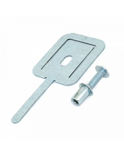 Комплекты для крепления ОКЛ с использованием винта, заклепки и хомута FR ПР-40 (100 шт) Промрукав (PR08.5204) в Благовещенске Огнестойкие кабельные линии Pintop.ru