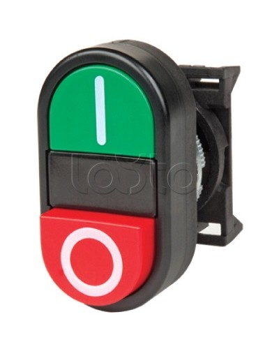 Кнопка двойная выпуклая с линзой для подсветки DKC ABFL в Благовещенске Кнопки выхода Pintop.ru