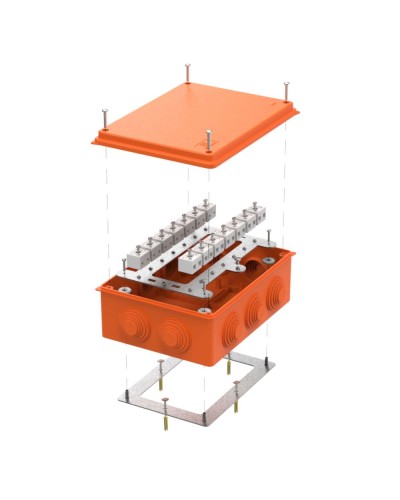 Коробка огнест. для о/п 40-0320-FR6.0-28 Е15-Е120 RAL2004 200х150х75 (5 шт/кор) Промрукав (40-0320-FR6.0-28) в Благовещенске Распределительные коробки Pintop.ru