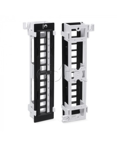 Патч-панель настенная 12 портов без модулей Cabeus (PLB-12-WL) в Благовещенске Патч панель Pintop.ru