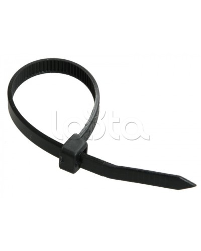 Стяжка 350x7,6 мм нейлоновая, черная IEK (UHH32-D076-350-100) в Благовещенске Стяжки-хомуты Pintop.ru