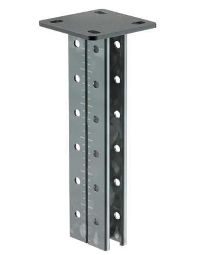 Подвес потолочный STRUT двойной 41х41-400 HDZ IEK (CLM50D-KDS-41-41-04-HDZ) в Благовещенске Аксессуары для лотков Pintop.ru