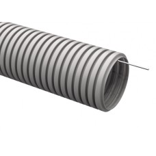 ELASTA Труба гофр. тяжелая ПВХ d=25мм с зондом (50м) IEK (EA-TG23-121-025-050-K41)