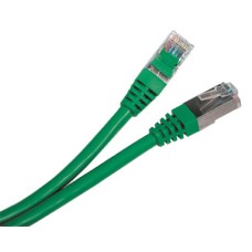 Патч-корд RJ45-RJ45, 4 пары, STP, кат.5е, LSZH (10м) Hyperline PC-LPM-STP-RJ45-RJ45-C5e-10M-LSZH-GN