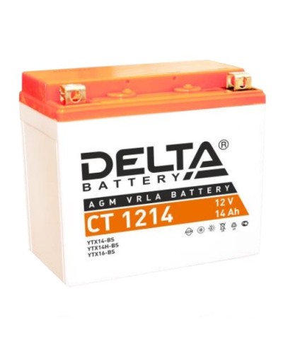 Аккумулятор АКБ 12 - 14 Delta CT 1214 в Благовещенске Электротехническое оборудование Pintop.ru