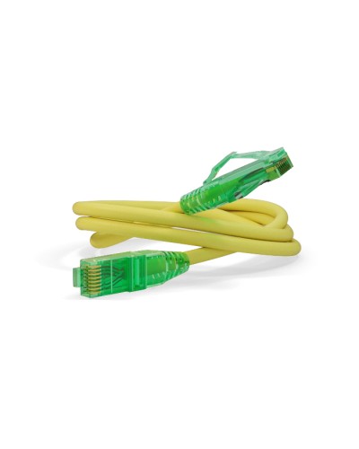 Патч-корд Hyperline PC-LPM-UTP-RJ45-RJ45-C6a-0.5M-LSZH-YL в Благовещенске Патчкорды (медные) Pintop.ru