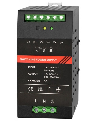 Блок питания Smartec ST-PS120BDU-BK в Благовещенске Дополнительное оборудование для СКУД Pintop.ru