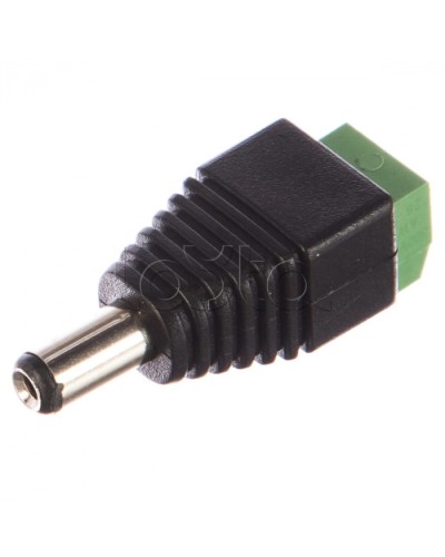 Разъем питания штекер 2.1х5.5 с клеммной колодкой (50шт/уп) REXANT 14-0314 в Благовещенске Коннекторы Pintop.ru