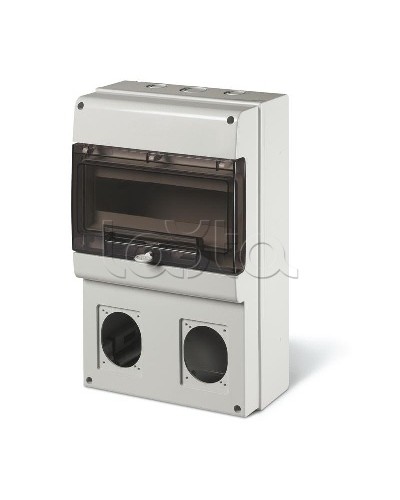 Корпус на 12 модулей и 2 поста с основанием 70х87 мм. Тип M400 DKC DIS6723300 в Благовещенске Аксессуары для стоек и шкафов Pintop.ru