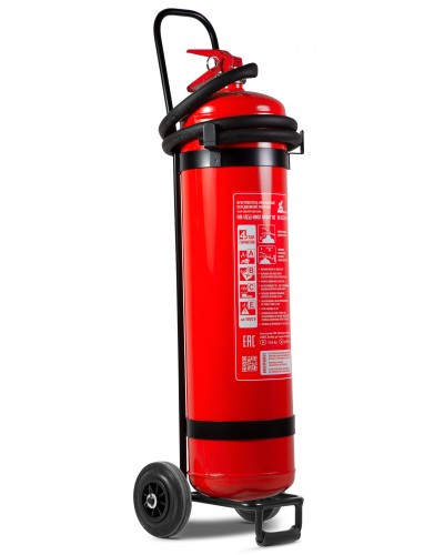 Огнетушитель порошковый ПОЖТЕХНИКА ОП-12(з)МИГ (6А, 233В, С, Е) передвижной в Благовещенске Огнетушители Pintop.ru