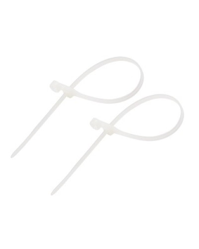 Хомут-стяжка нейлоновый под винт 3.6х150 мм белый (100шт/уп) REXANT 07-0154 в Благовещенске Стяжки-хомуты Pintop.ru