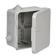 Коробка расп. КМ 100х100х50мм о/к IP54 4 вв. (7035) GENERICA IEK (UKO31-100-100-050-K03-54G)