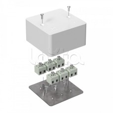 Коробка огнест для кабель-канала 40-0460-FR2.5-12 Е15-Е60 (латунь) 85х85х45 Промрукав (40-0460-FR2.5-12-Е60)