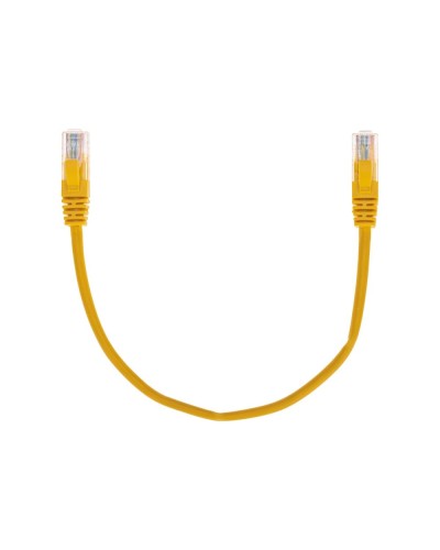 Патч-корд U/UTP, CAT 5e, RJ45-RJ45, 26AWG, LSZH, желтый, 0,3м REXANT 02-0105-03 в Благовещенске Патчкорды (медные) Pintop.ru