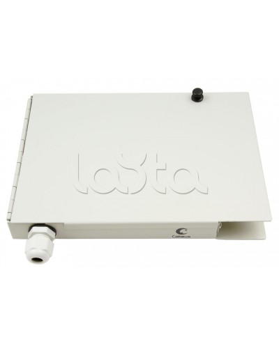 Бокс оптический настенный 19 на 8 SC/LC портов Cabeus JJT-8-SC в Благовещенске Кросс оптический Pintop.ru