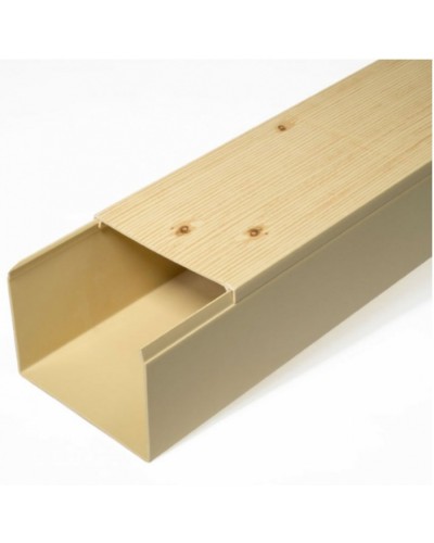 Кабель-канал сосна 2-й замок 80х60 (18м/уп) Промрукав (PR.025452) в Благовещенске Кабель-канал Pintop.ru