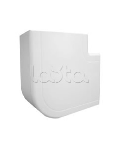 Угол плоский для кабель-канала INSTA, для сечения 100х55 Экопласт 76311-1 в Благовещенске Аксессуары для кабель-канала Pintop.ru