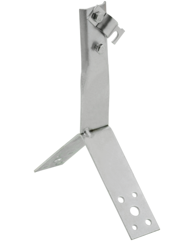 Держатель проводника круглого 6-10мм винтовой для конька h=100мм нержавеющая сталь IEK (ZDP80-20-4-16-100) в Благовещенске Крепеж Pintop.ru