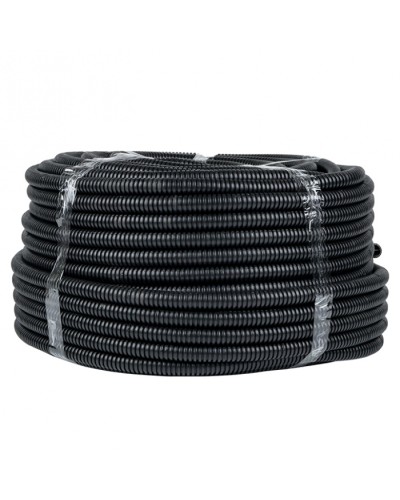 Труба гофр. ПНД с протяжкой d25 мм (75 м) черная EKF-Plast (tpnd-25n) в Благовещенске Труба гофрированная Pintop.ru