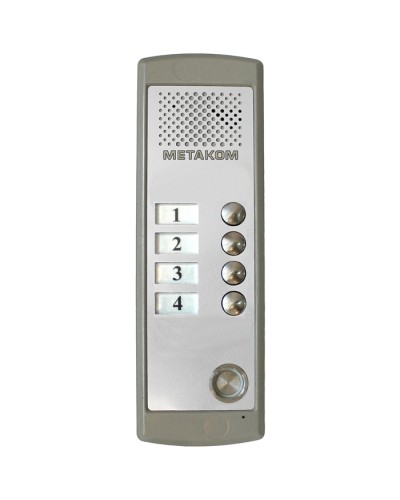 Блок вызова домофона Метаком MK4-K-TMV в Благовещенске Блоки вызова многоабонентные Pintop.ru