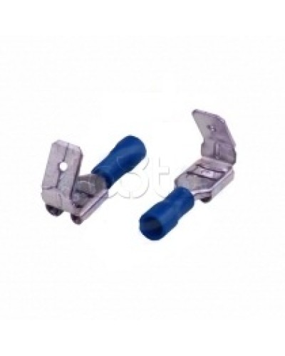 Клемма плоская изолированная 1.5-2.5 мм² (КПИ гнездо+штекер - 7.4мм+6.3мм) (100шт/уп) REXANT 08-0424 в Благовещенске Клеммные колодки Pintop.ru