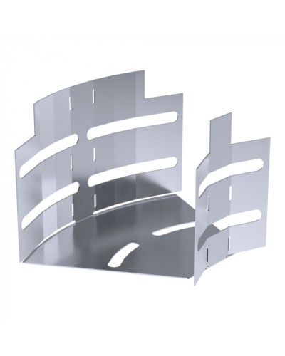 Угол горизонтальный изменяемый 0-45 градусов Стандарт INOX (AISI 316) 100х80 Промрукав (PR16.3615) в Благовещенске Аксессуары для лотков Pintop.ru