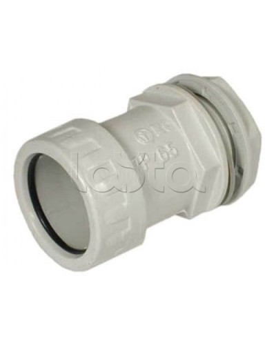 Муфта «труба-коробка» D20 мм, без галогена Экопласт 42720HF в Благовещенске Аксессуары для труб (ОКЛ) Экопласт Pintop.ru