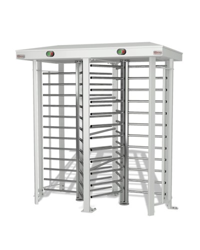 Турникет моторизованный сдвоенный полноростовой гибрид Oxgard Praktika Т-10-GM Doublе Pass (ВЗР 2332-05) в Благовещенске Турникеты Pintop.ru