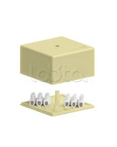 SD4 Коробка распределительная для о/п, 140x75x40мм без галогена (белый) Экопласт (72933HF) в Благовещенске Распределительные коробки Pintop.ru