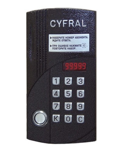 Блок вызова аудиодомофона на 20 абонентов Цифрал CCD-20/TCVС в Благовещенске Блоки вызова многоабонентные Pintop.ru