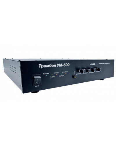 Усилитель мощности Тромбон IP-УМ600-В в Благовещенске Система оповещения и трансляции Pintop.ru