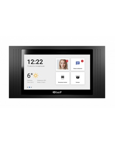 IP-видеодомофон BAS-IP AT-07L BLACK в Благовещенске Вызывные IP панели Pintop.ru