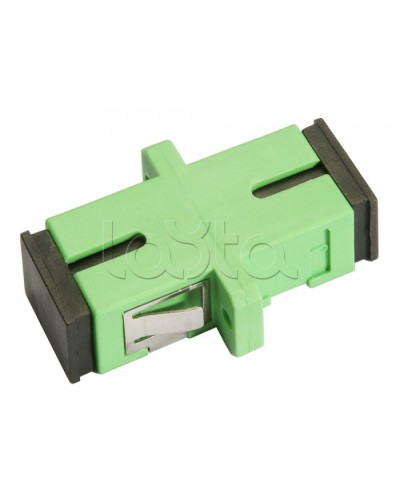 Соединитель проходной SC/APC-SC/APC, SM(для одномодового кабеля), simplex Cabeus SC/APC-SM в Благовещенске Проходные адаптеры и розетки оптические Pintop.ru