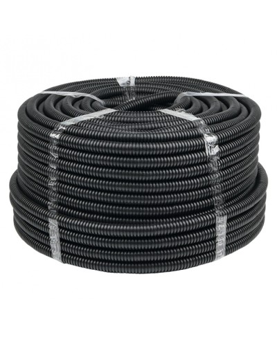 Труба гофр. ПНД с протяжкой d20 мм (100 м) черная EKF-Plast (tpnd-20) в Благовещенске Труба гофрированная Pintop.ru