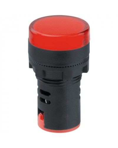 Лампа индикаторная Navigator 82 801 NBI-I-AD22-230-R красная d22мм 230В AC/DC в Благовещенске Источники света(Лампы) Pintop.ru