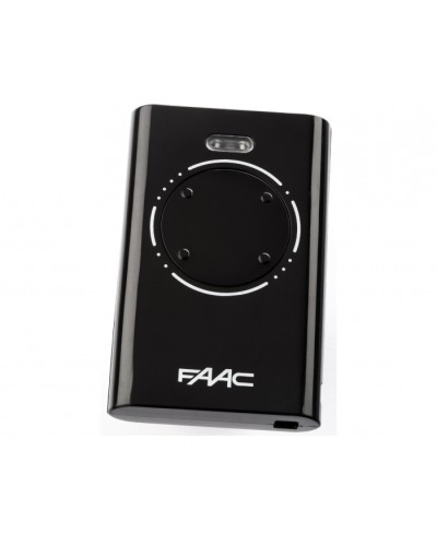Брелок-передатчик 4-канальный Faac 7870081 (черный) в Благовещенске Устройства радиоуправления для шлагбаумов и автоматики Pintop.ru