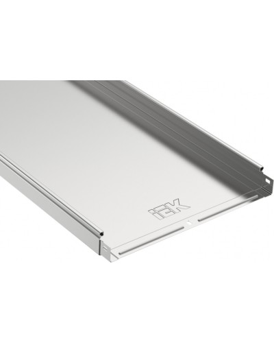 ESCA Лоток неперфорированный 50х400х3000-1,2 IEK (CLN10-050-400-120-3) в Благовещенске Аксессуары для лотков Pintop.ru