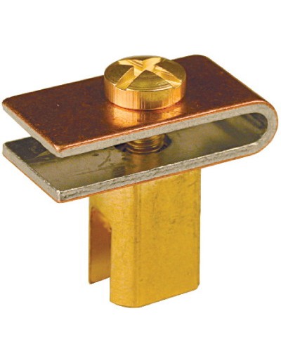 Усиленная клемма заземления для проволочного лотка DKC FC37303 в Благовещенске Аксессуары для лотков Pintop.ru